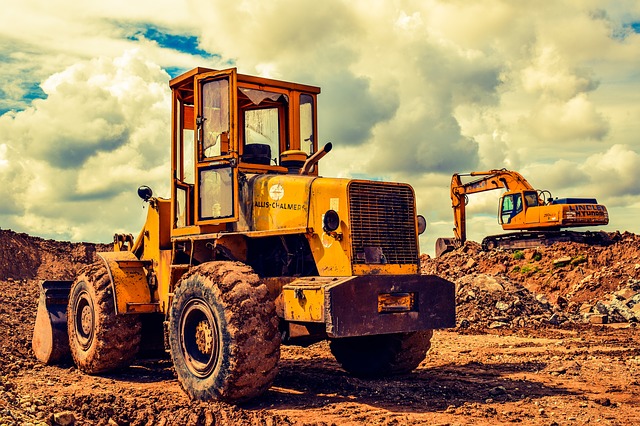 buldozer a rypadlo